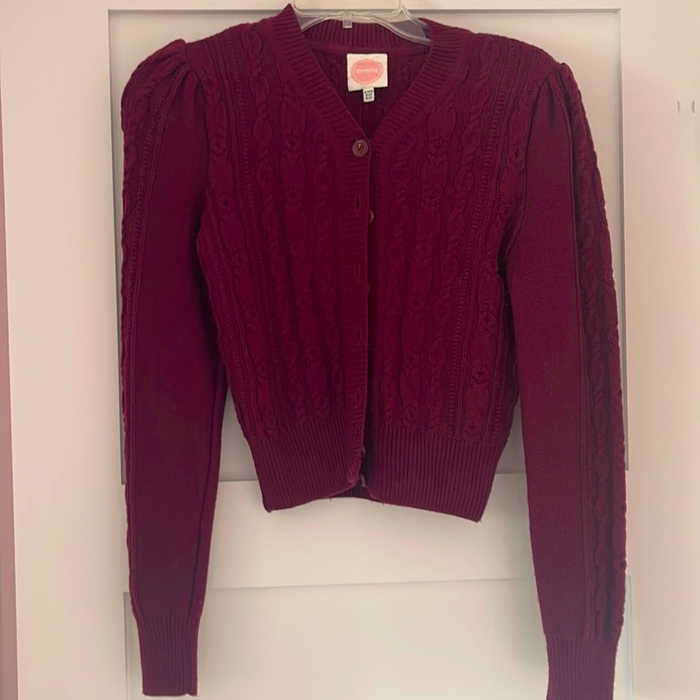 Emmy Design Sweden ice skater cardigan 1940s vintage style